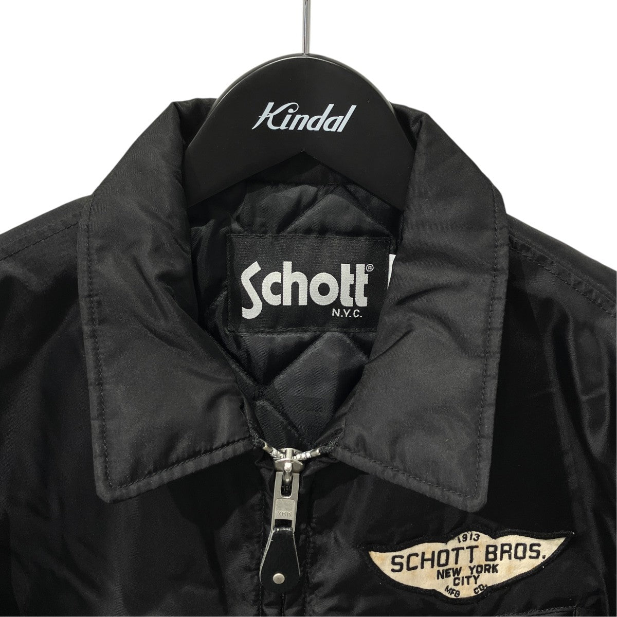Schott(ショット) ナイロンジャケット3162019 3162019 ブラック サイズ