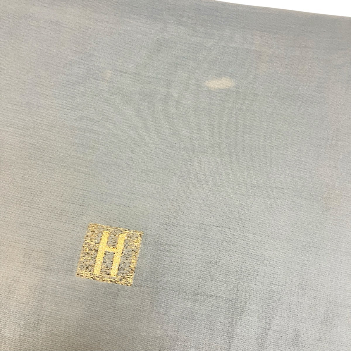 HERMES ゴールドロゴジャガードストール 古着・中古-7枚目のアイテム画像