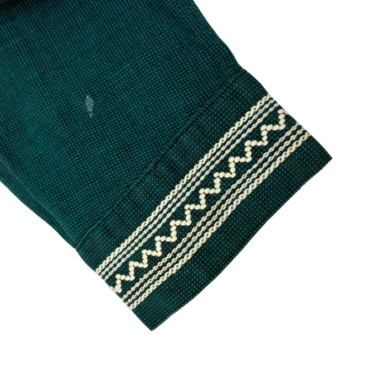 MAYAN MODERN 50s〜60s Vintage グアテマラシャツ キャッツアイボタン長袖刺繍シャツ 古着・中古-8枚目のアイテム画像