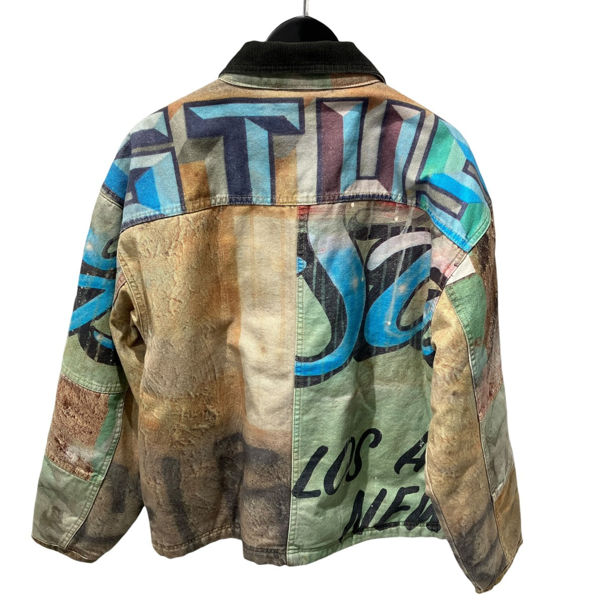 stussy 23AWAlfonso Canvas Shop Jacketワークジャケット115722 古着・中古-2枚目のアイテム画像