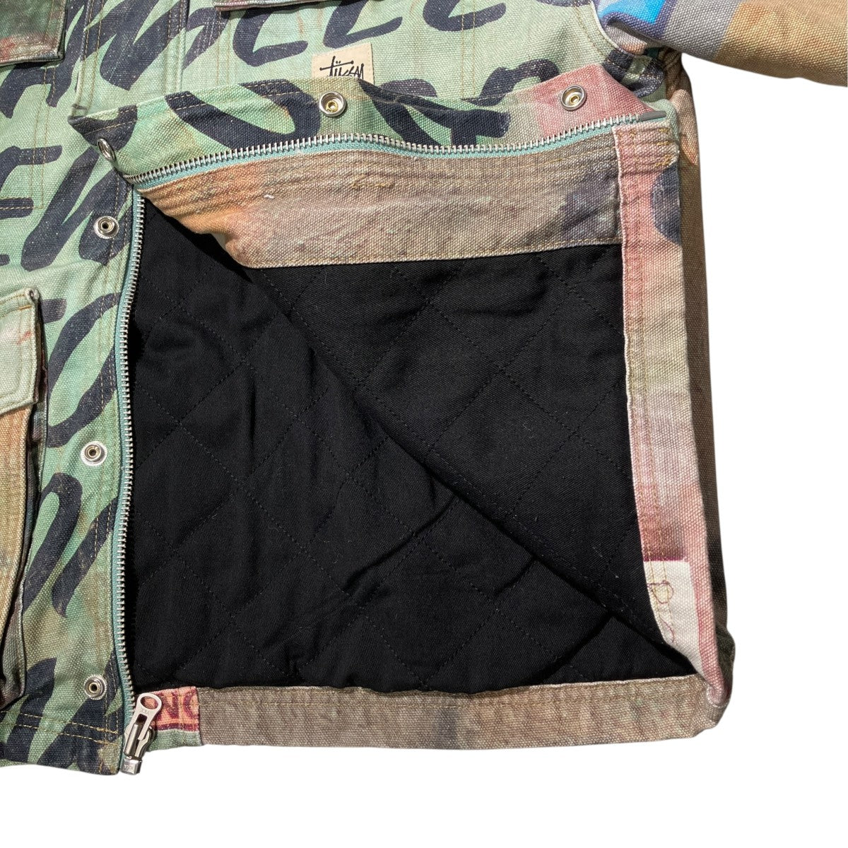 stussy 23AWAlfonso Canvas Shop Jacketワークジャケット115722 古着・中古-5枚目のアイテム画像