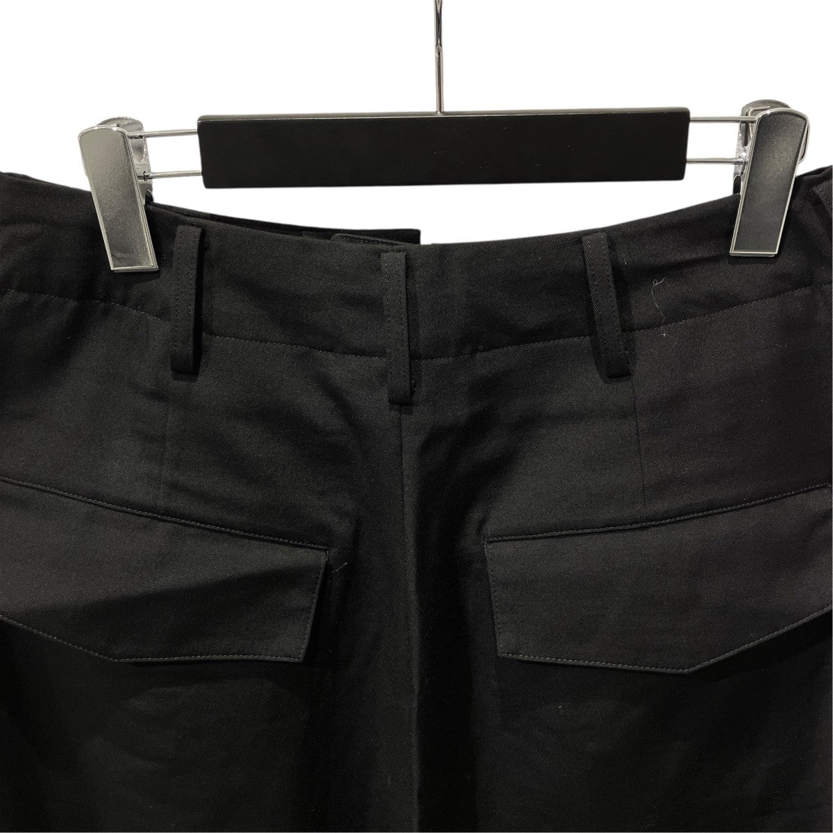 REGULATION Yohji Yamamoto 24AWシワギャバジンワイドパンツワイドパンツFB-P53-100 古着・中古-4枚目のアイテム画像