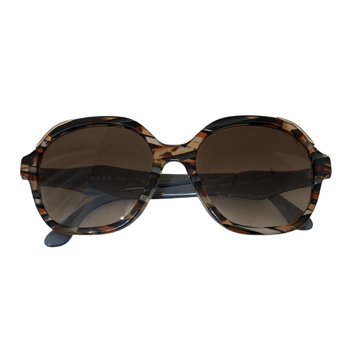 PRADA ボストンフレームサングラスSPR06U-F 古着・中古-1枚目のアイテム画像