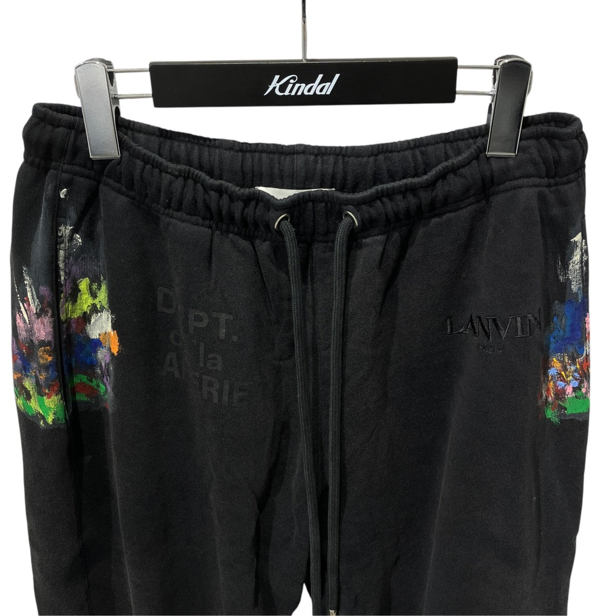 LANVIN×GALLERY DEPT Paris Embroidered Jogging PantsスウェットパンツRM-TRG041-J008-P22 古着・中古-3枚目のアイテム画像