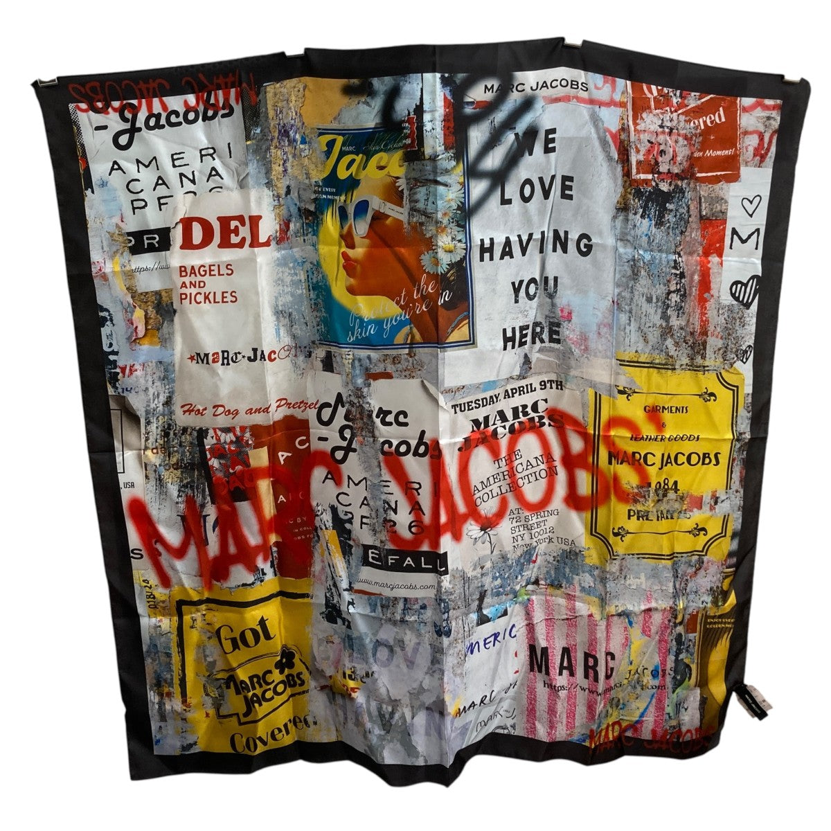 Americana Silk Scarfシルクスカーフ2P6RRA010W28-101
