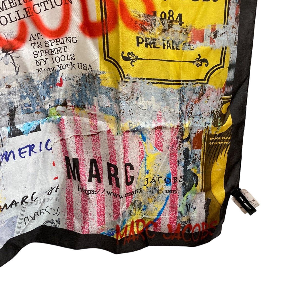 Americana Silk Scarfシルクスカーフ2P6RRA010W28-101