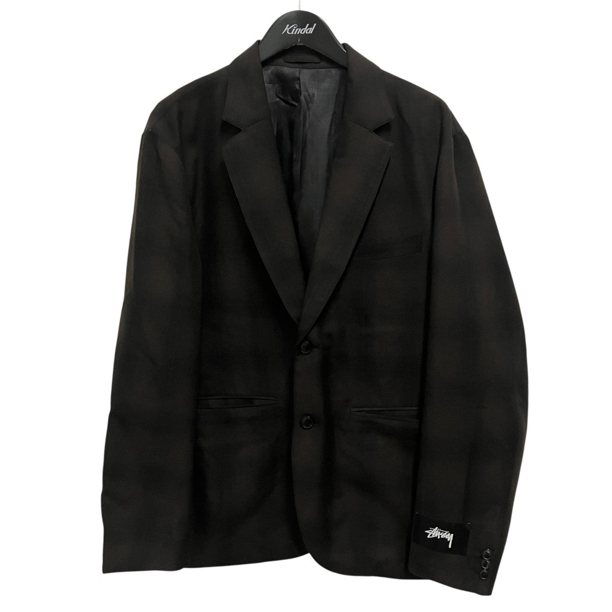 stussy Shadow Plaid Sport Coatテーラードジャケット115522 古着・中古-1枚目のアイテム画像