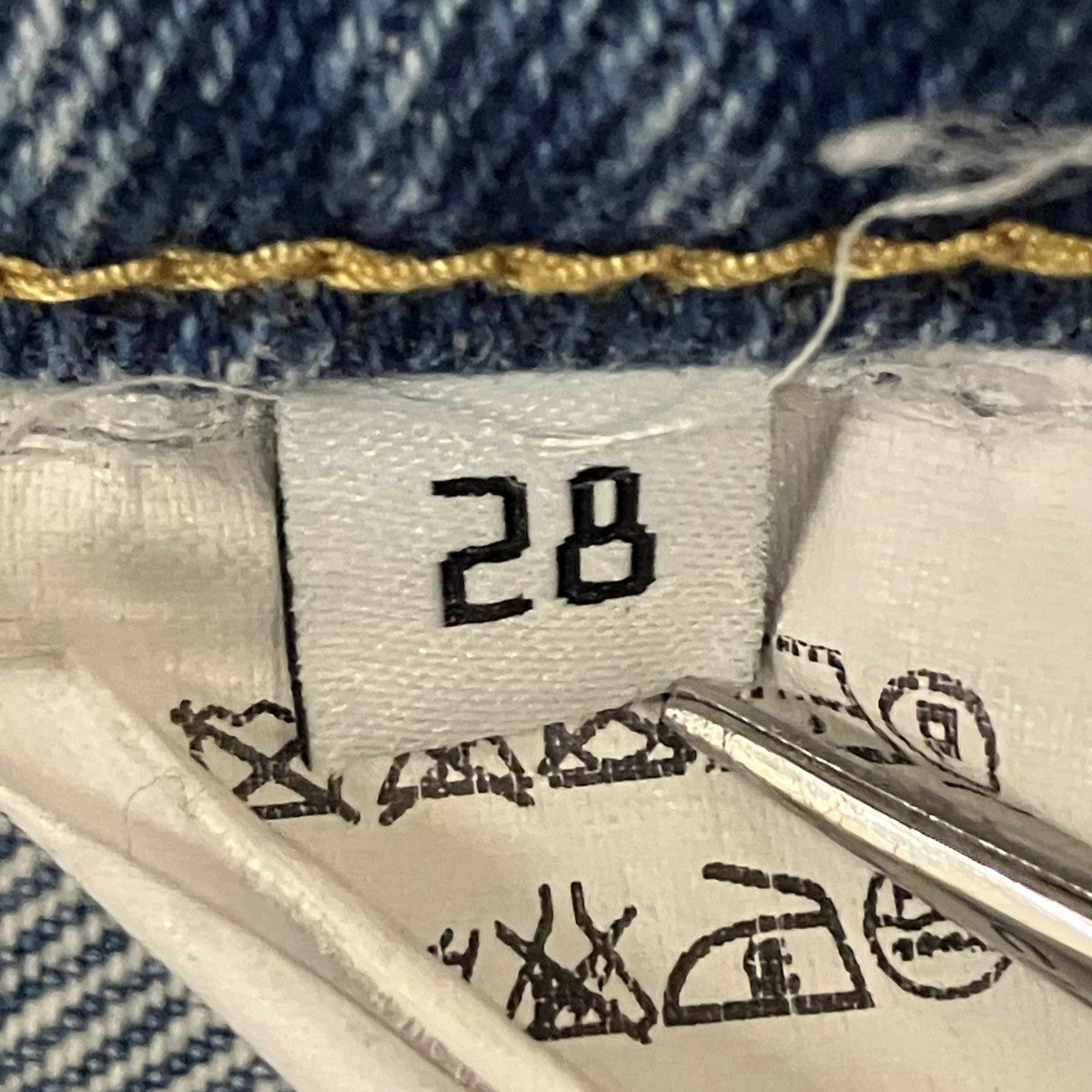 BALENCIAGA サイドラインデニムパンツ492252 古着・中古-7枚目のアイテム画像