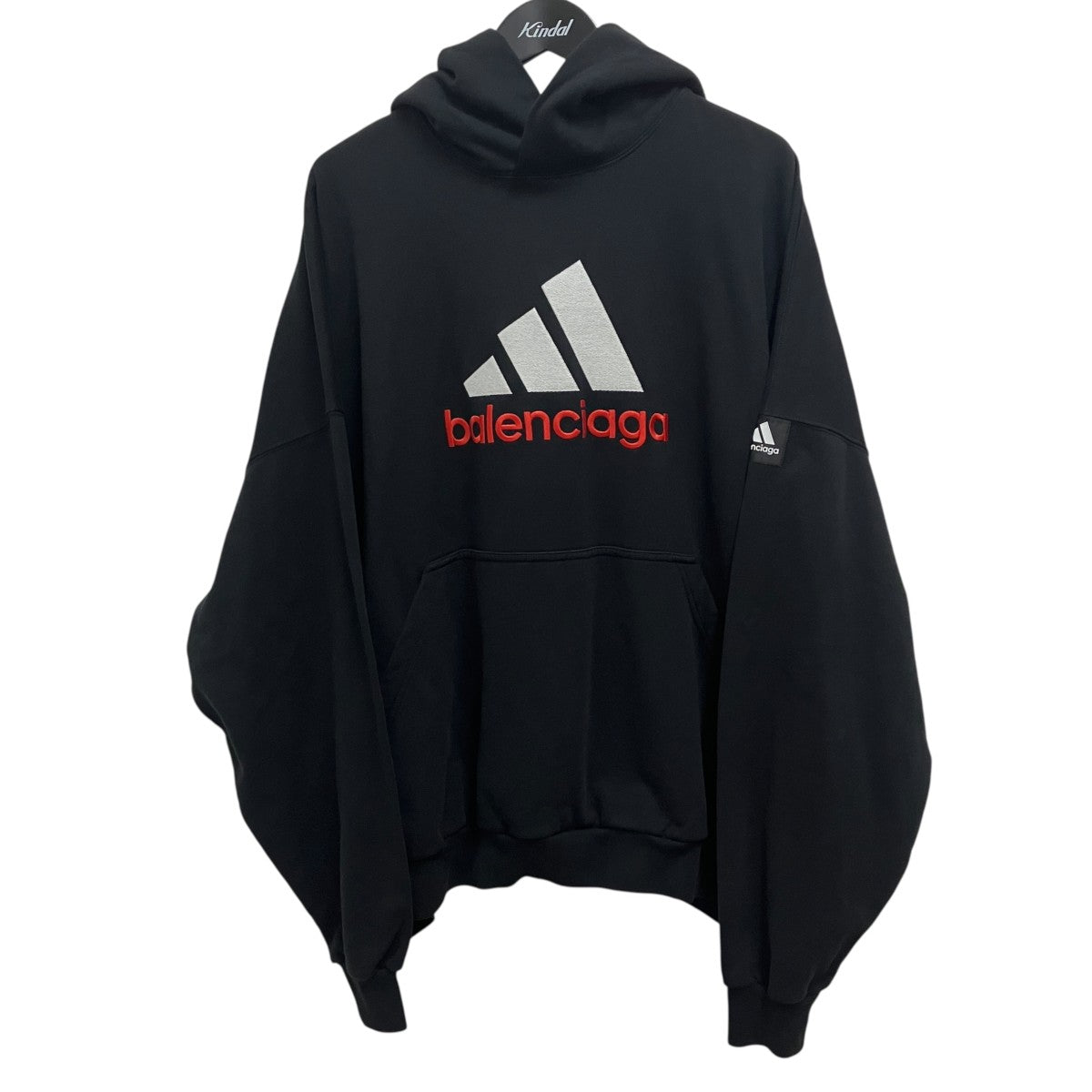 BALENCIAGA×adidas Logo Embroidered Oversized Hoodieパーカー724568 古着・中古-1枚目のアイテム画像