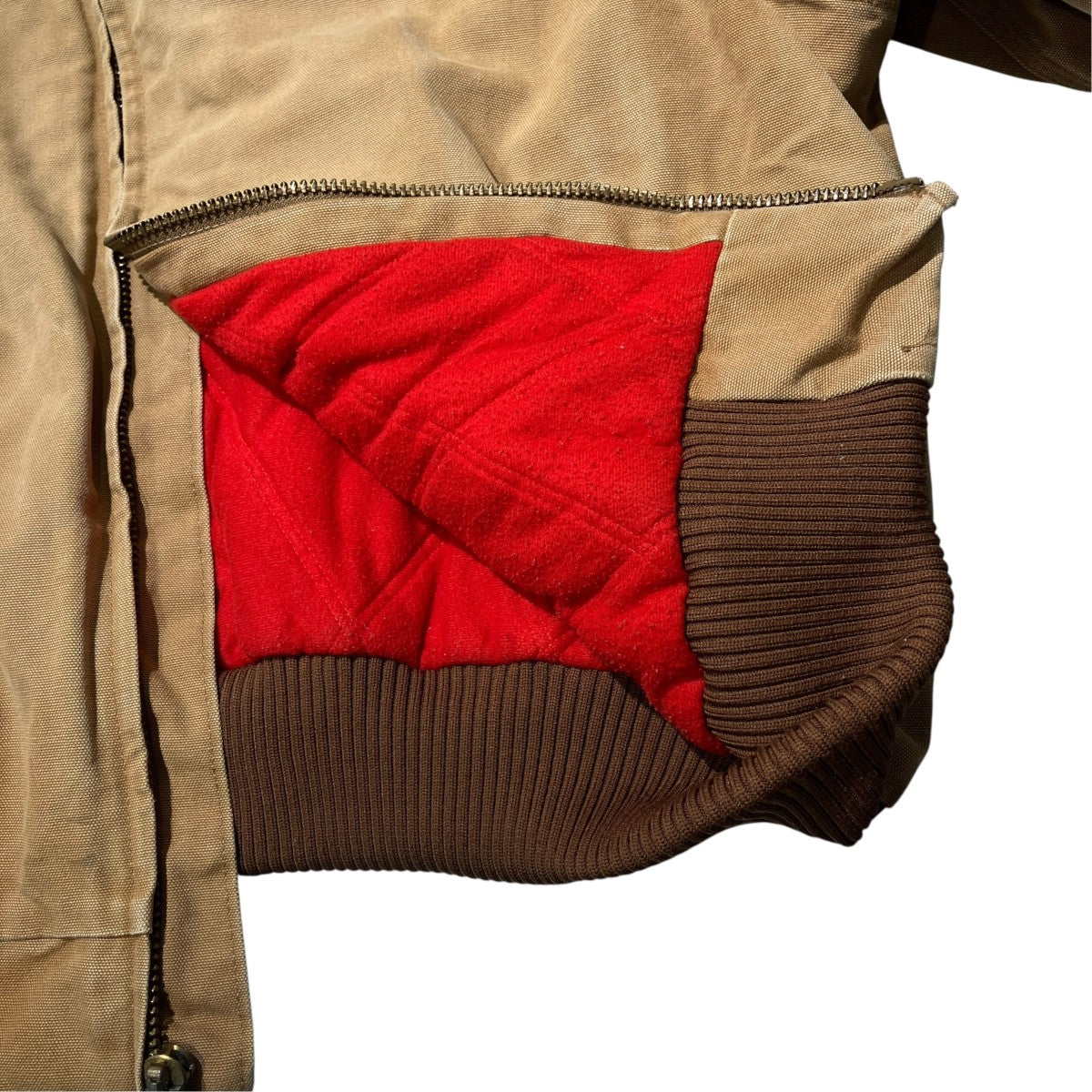 CarHartt 90sサンタフェジャケット USA製ジップジャケット 古着・中古-5枚目のアイテム画像
