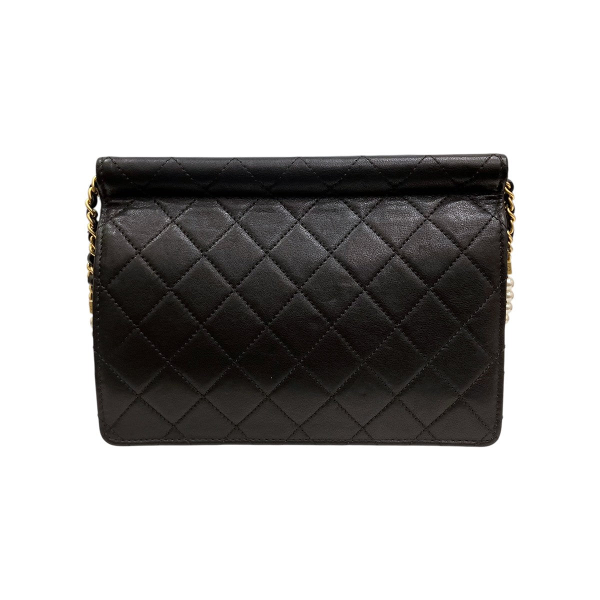 CHANEL パール マトラッセチェーンショルダーバッグ 古着・中古-3枚目のアイテム画像