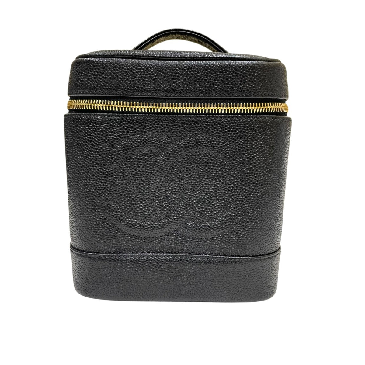 CHANEL 縦柄バニティバッグ 古着・中古-1枚目のアイテム画像