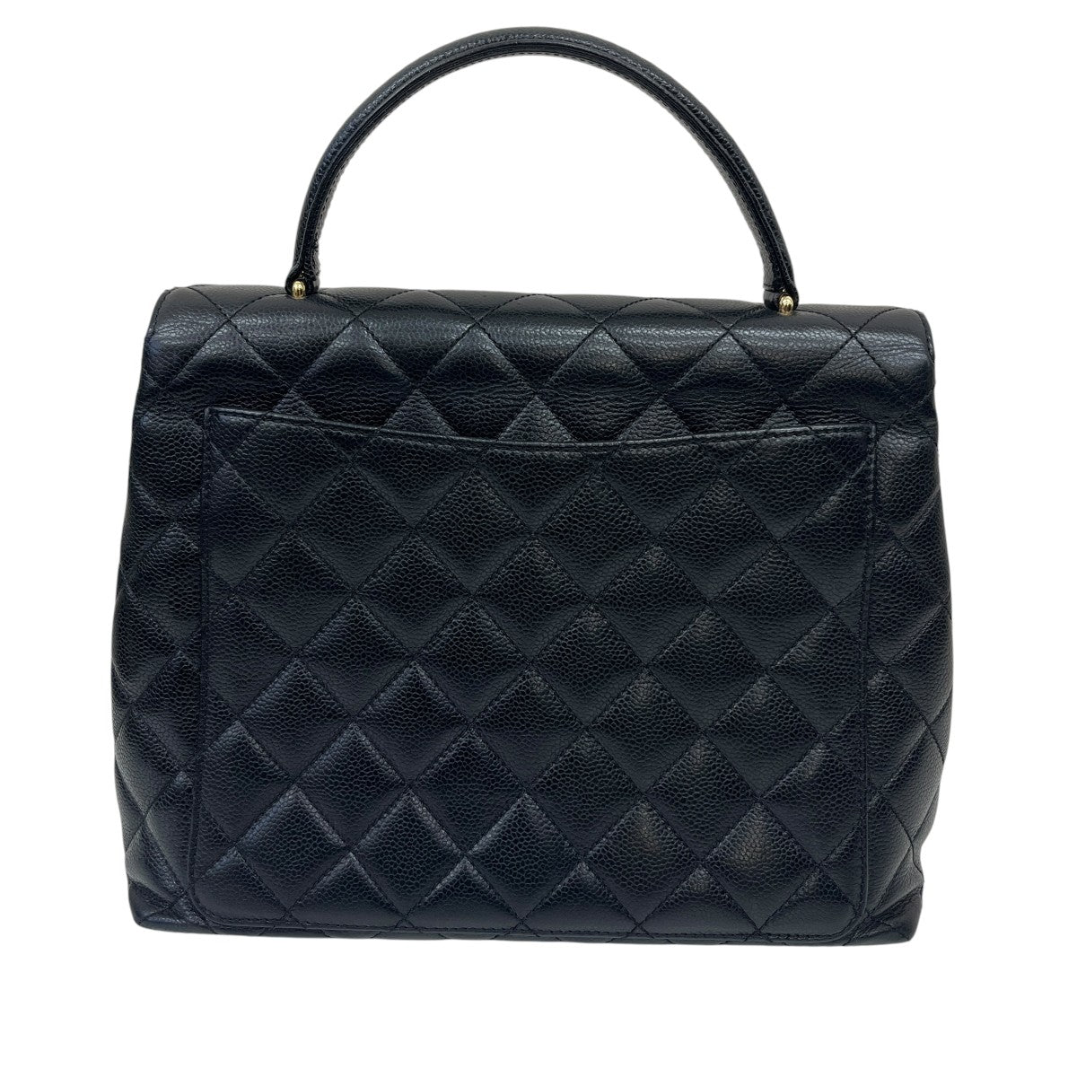 CHANEL マトラッセ トップハンドル グレインドカーフスキンハンドバッグA12397 古着・中古-3枚目のアイテム画像