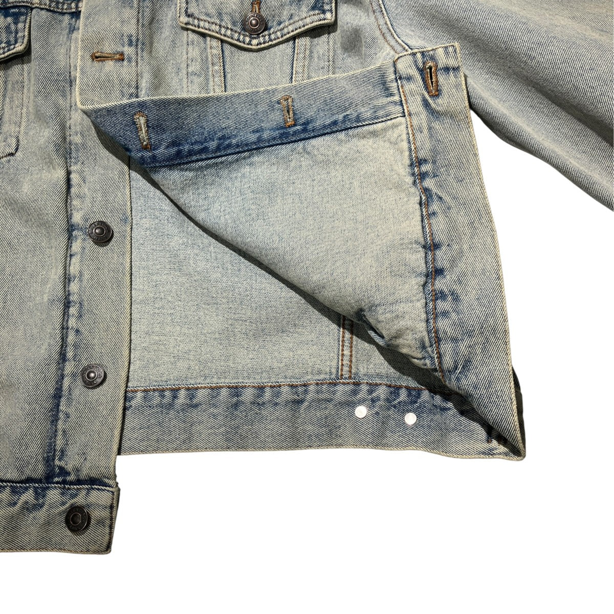 BALENCIAGA Back Logo Denim Jacketデニムジャケット557351 古着・中古-5枚目のアイテム画像