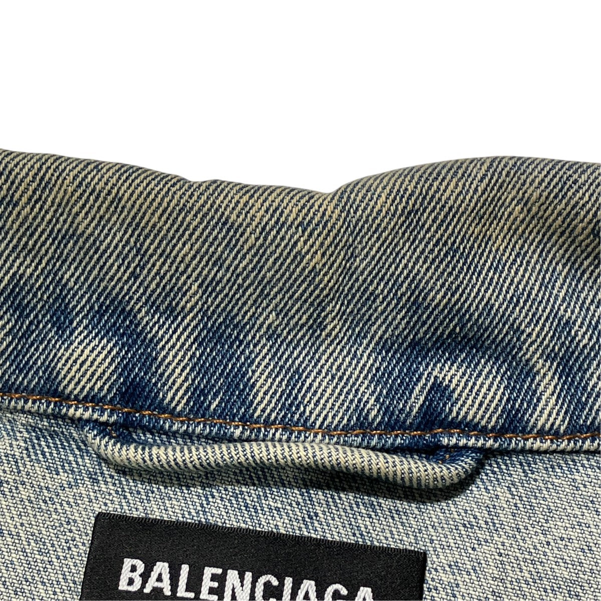 BALENCIAGA Back Logo Denim Jacketデニムジャケット557351 古着・中古-6枚目のアイテム画像
