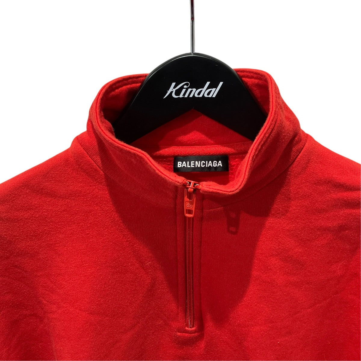 BALENCIAGA RIVE GAUCHE HALF ZIP SWEATハーフジップスウェット583138 古着・中古-3枚目のアイテム画像