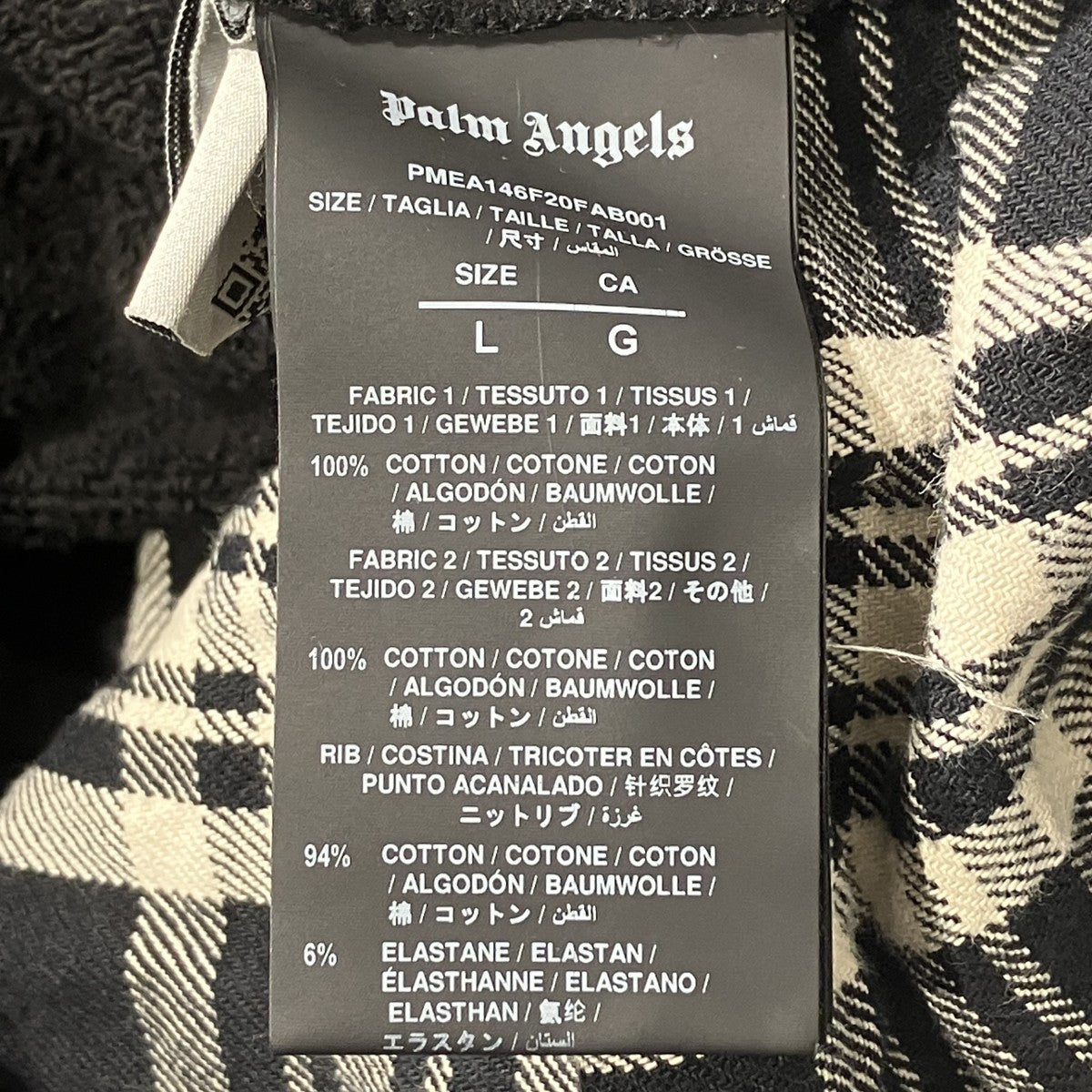 Palm Angels 20AWRound Logo HoodieジップパーカーPMEA146F20FAB001 古着・中古-9枚目のアイテム画像