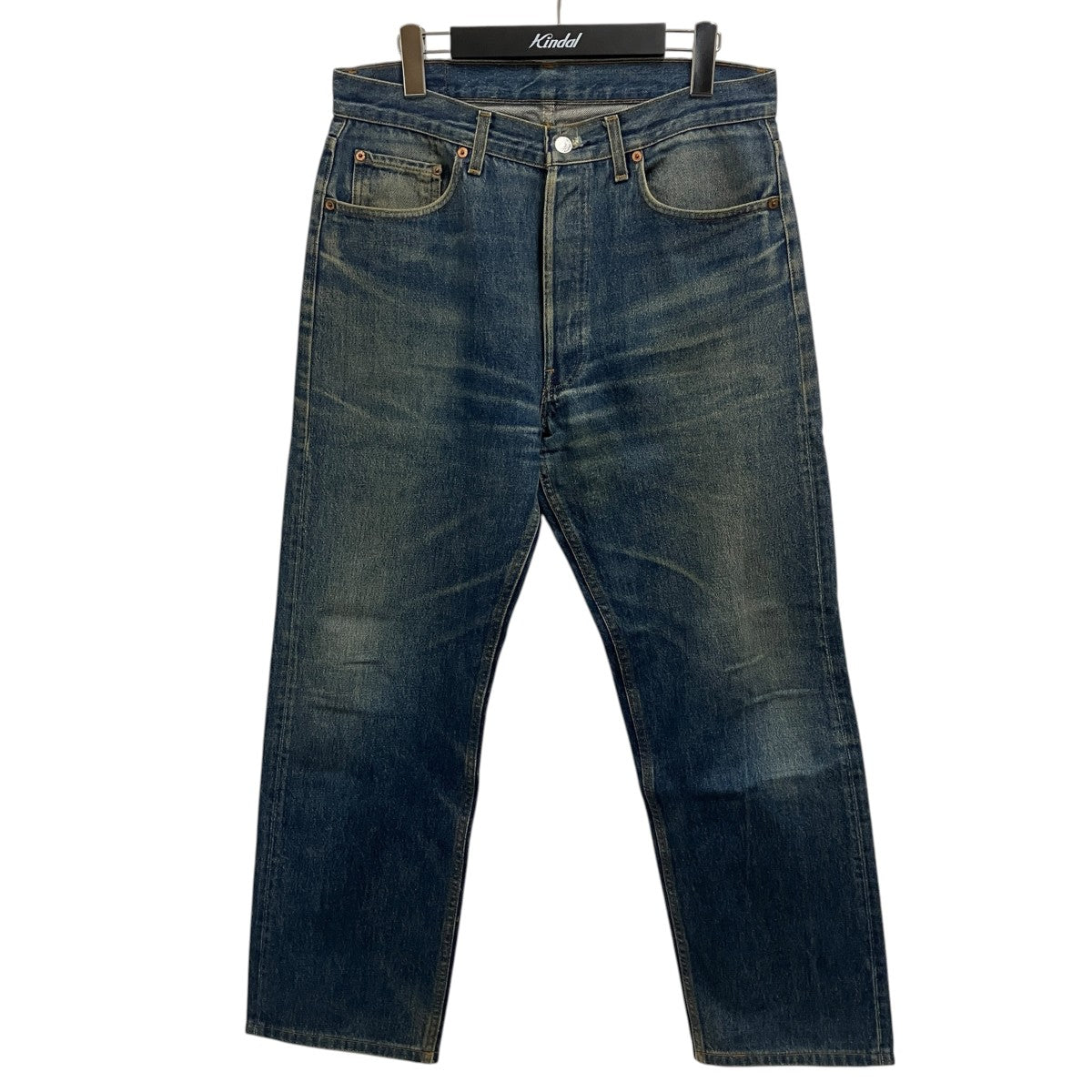 LEVI’S 90s501XX 裏ボタン555 復刻リジッドモデル バレンシア工場デニムパンツ501-0000 古着・中古-1枚目のアイテム画像