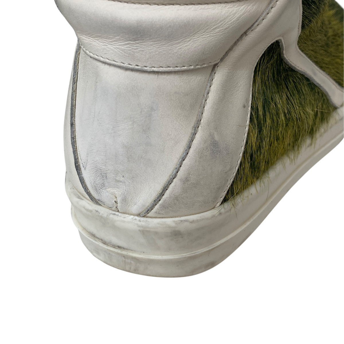 RICK OWENS Luxor Geobasket Acid Melange PonyハイカットスニーカーRU02C7894 古着・中古-7枚目のアイテム画像