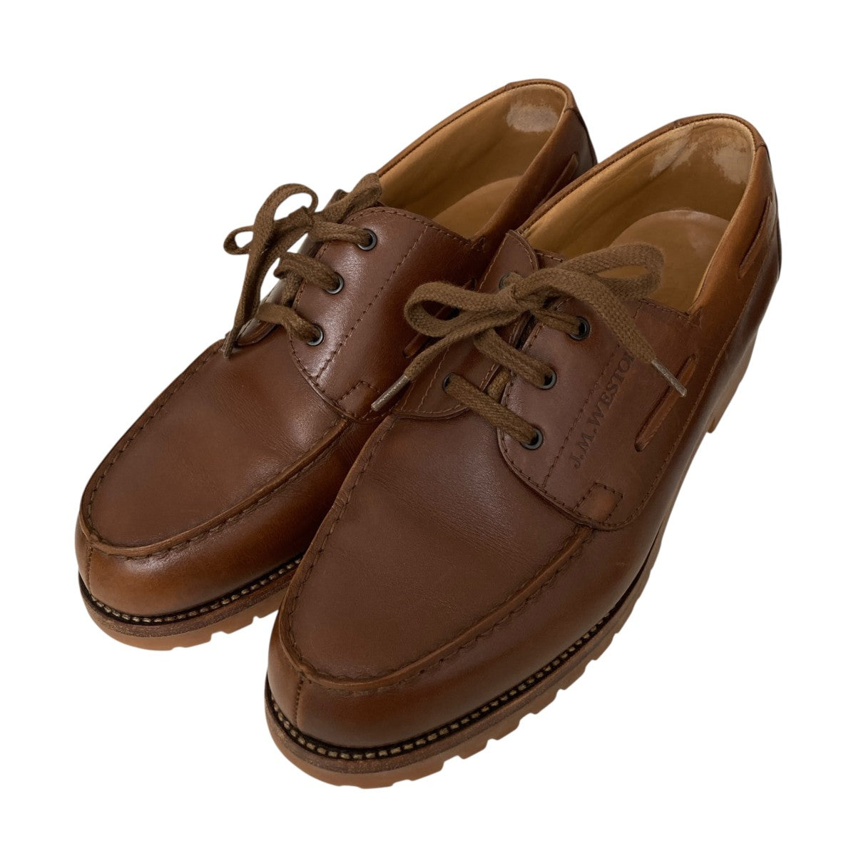 J．M．WESTON ヨット ダービーレースアップシューズ41-302-690-11 古着・中古-1枚目のアイテム画像