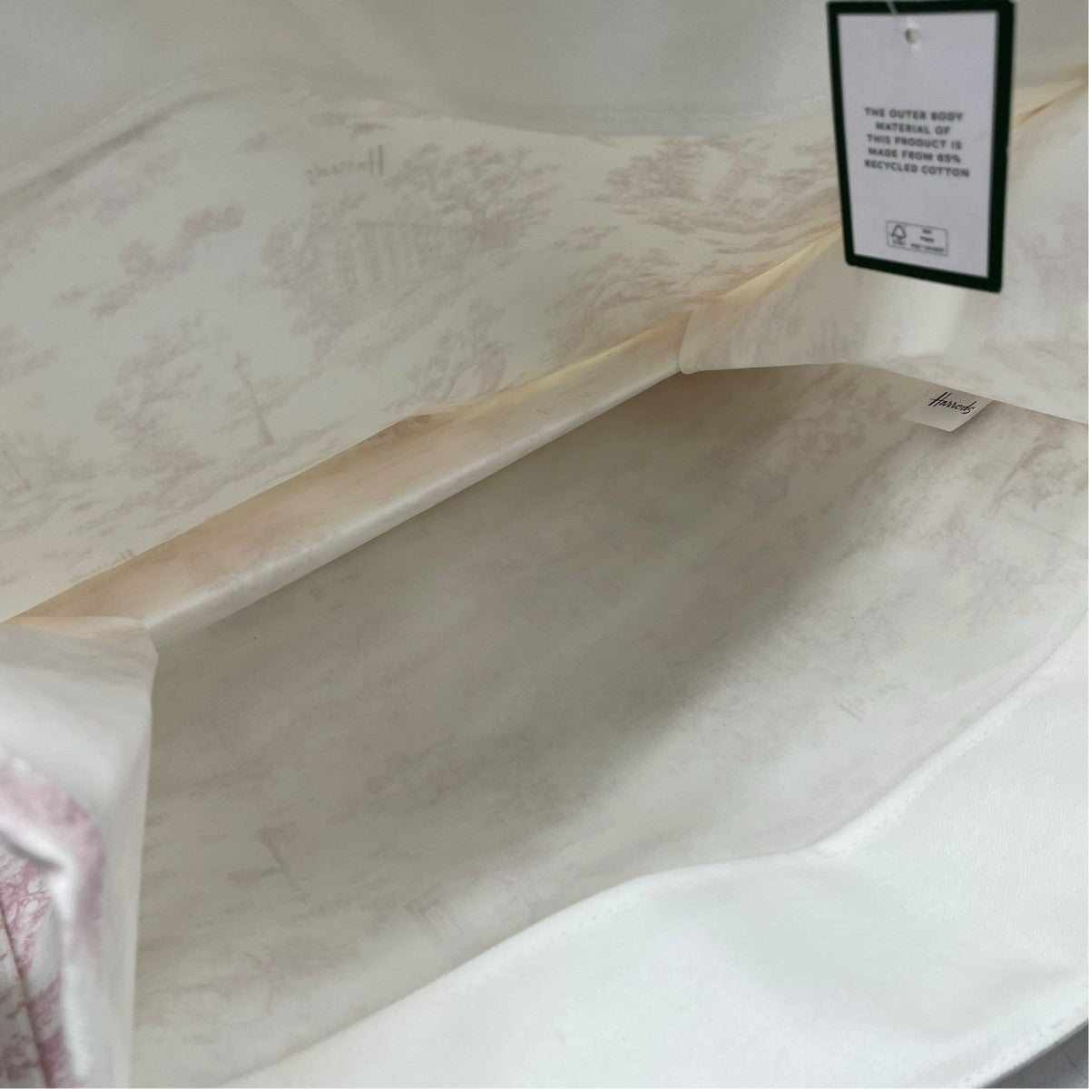 Harrods トワルドゥジェイトートバッグ 古着・中古-5枚目のアイテム画像