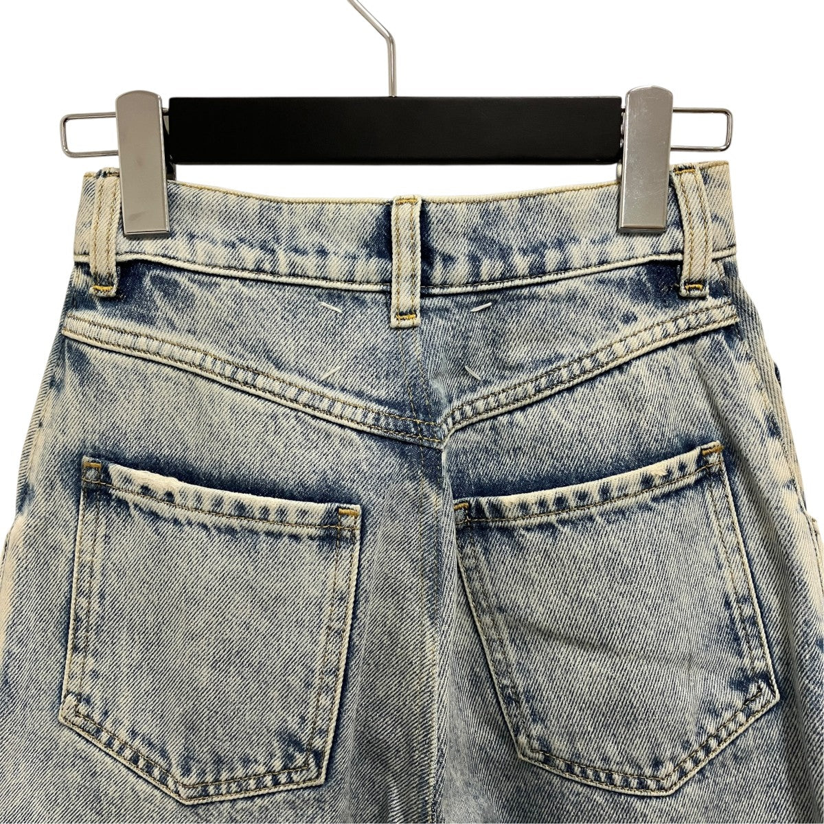 Maison Margiela 22AWスラッシュディテールサイドカットデニムパンツS51LA0051 S30513 古着・中古-4枚目のアイテム画像