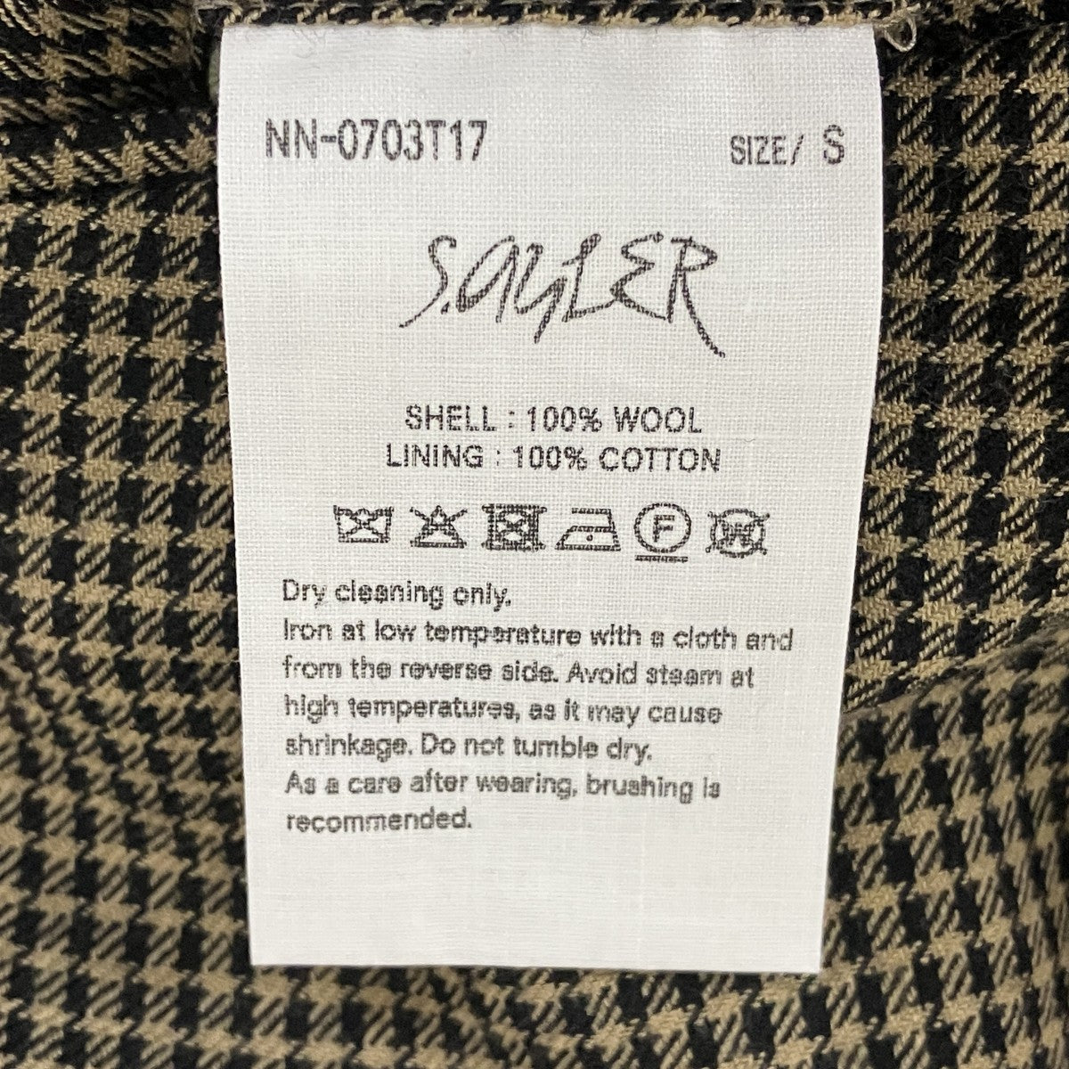 NICENESS 26SSS．AYLERワイドスラックスパンツNN-0703T17 古着・中古-6枚目のアイテム画像