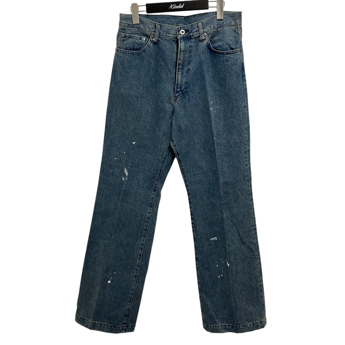 RAINMAKER DENIM SEMI FLARED TROUSERS LIGHT INDIGOデニムパンツRM252-012 古着・中古-1枚目のアイテム画像