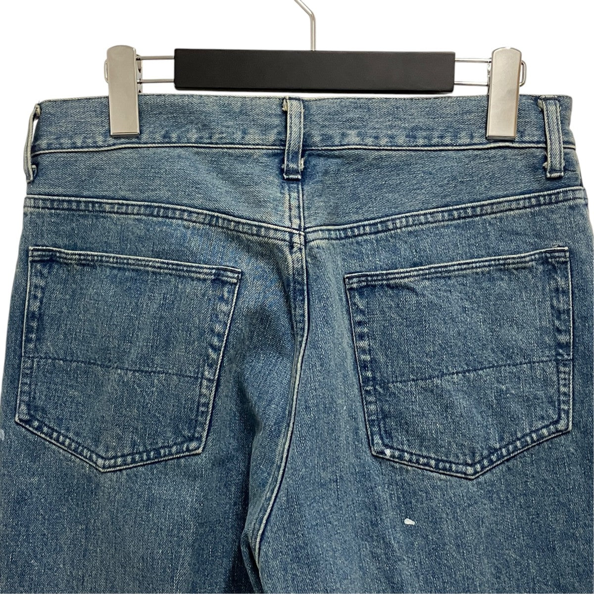 RAINMAKER DENIM SEMI FLARED TROUSERS LIGHT INDIGOデニムパンツRM252-012 古着・中古-4枚目のアイテム画像