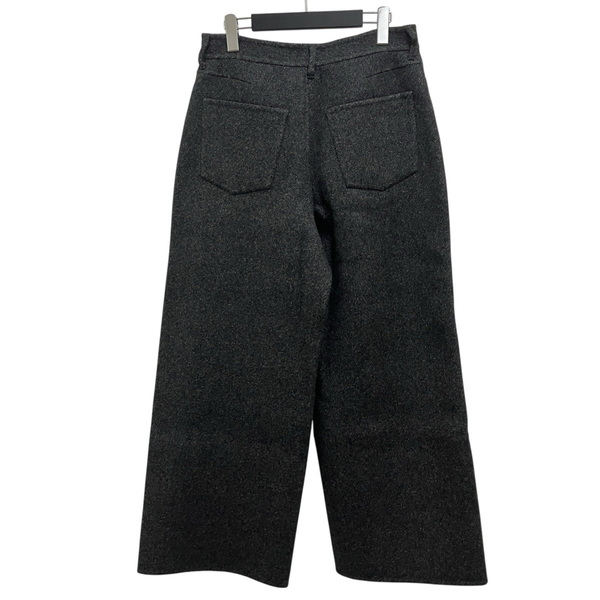 POSTELEGANT WOOL REVER 5POCKET PANTSワイドパンツPT21A0005 古着・中古-2枚目のアイテム画像