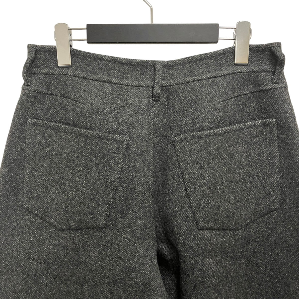 POSTELEGANT WOOL REVER 5POCKET PANTSワイドパンツPT21A0005 古着・中古-4枚目のアイテム画像
