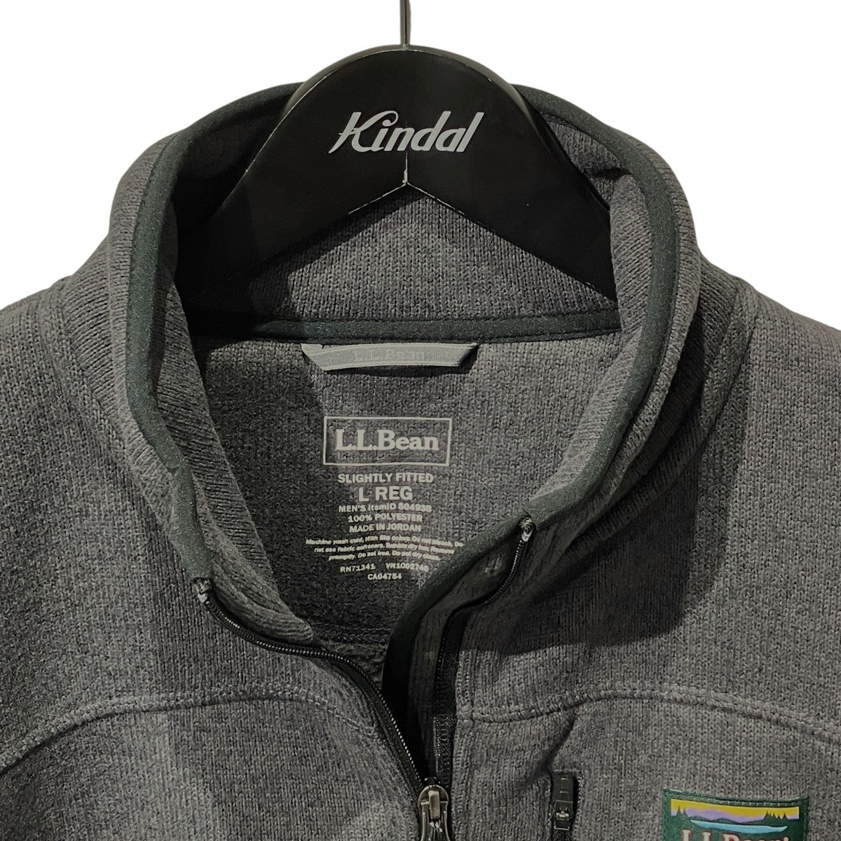 L．L．Bean Sweater Fleece Full-Zip Jacketフリースジャケット504938 古着・中古-3枚目のアイテム画像