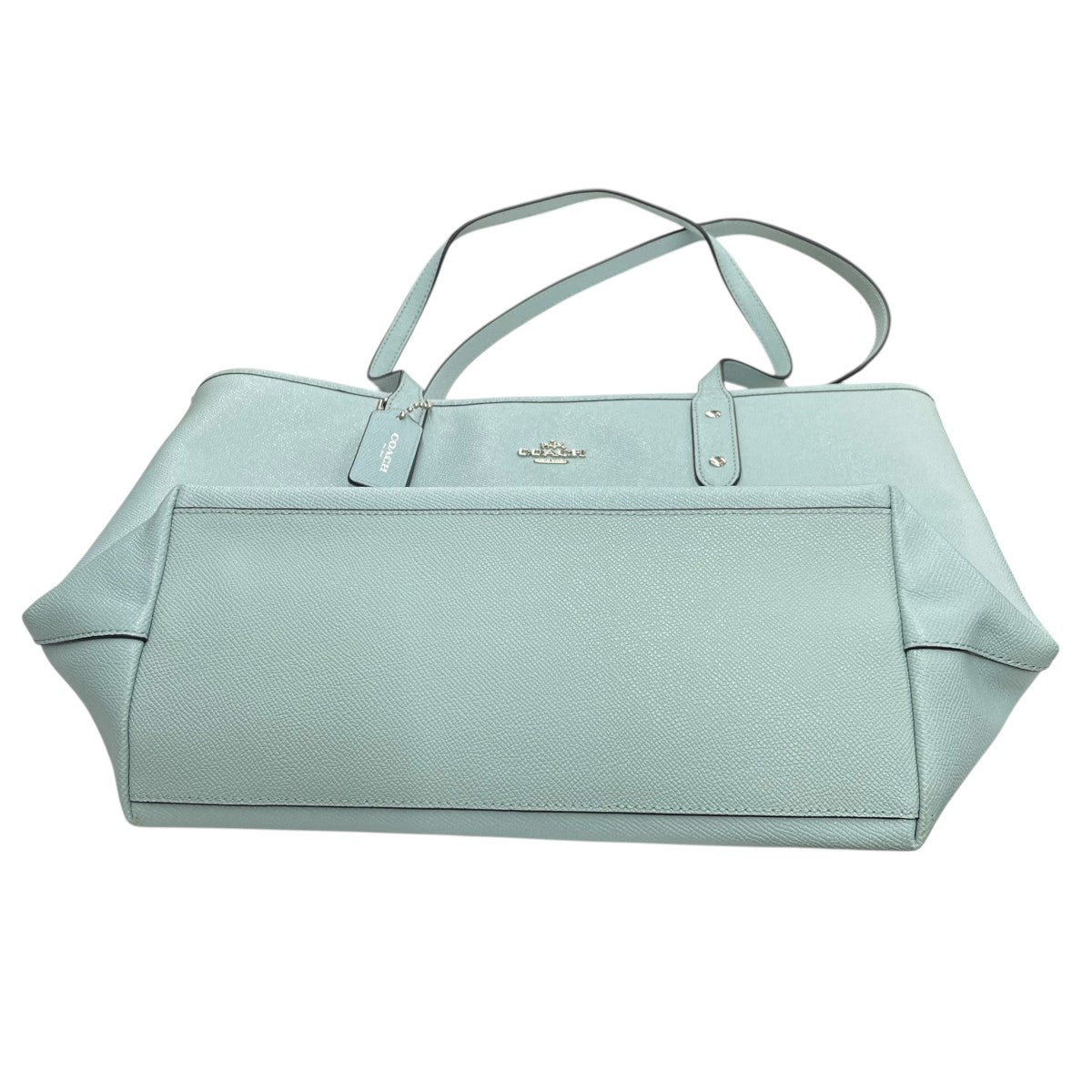 COACH クロスグレイン レザー シティー ジップ トップトートバッグ 古着・中古-3枚目のアイテム画像
