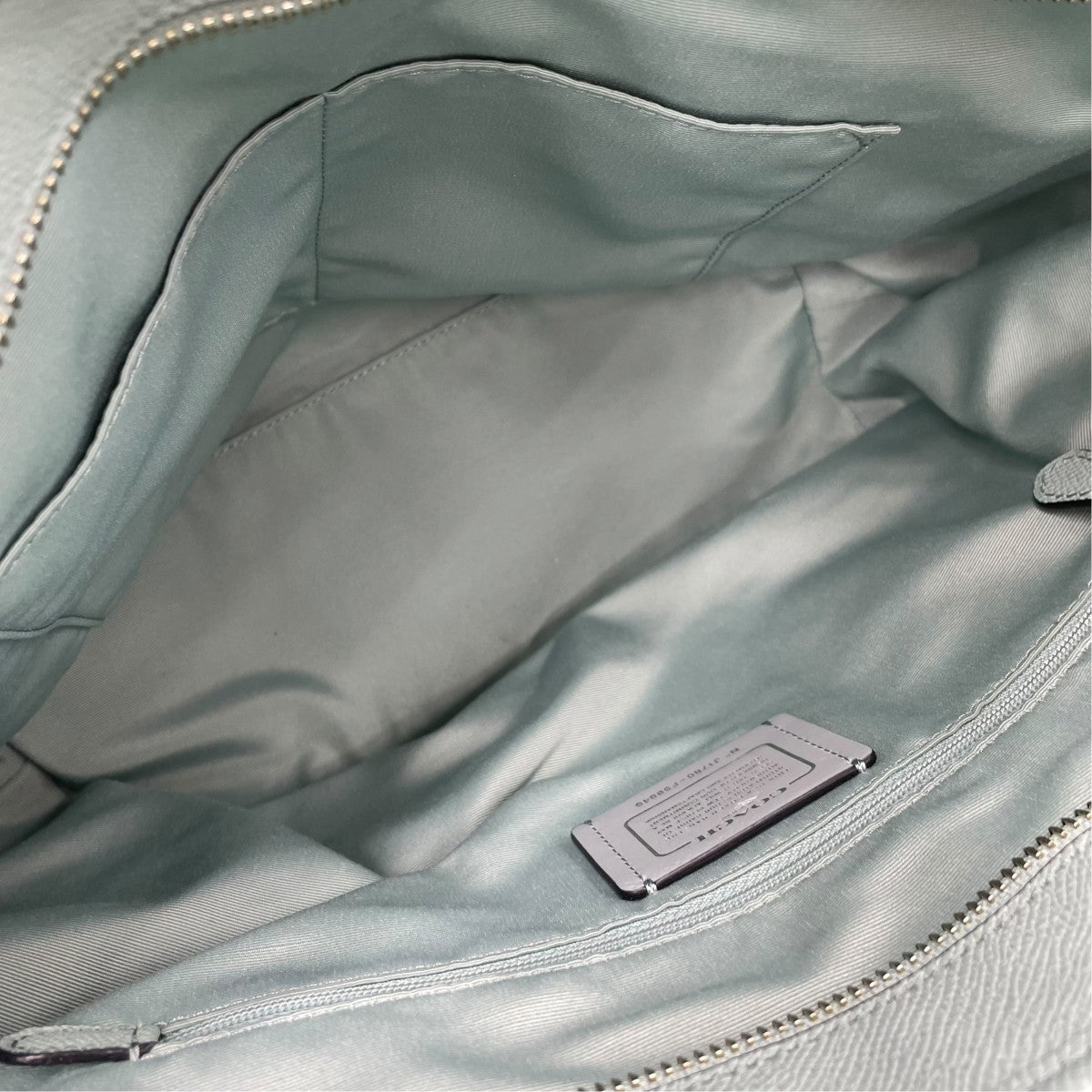 COACH クロスグレイン レザー シティー ジップ トップトートバッグ 古着・中古-7枚目のアイテム画像