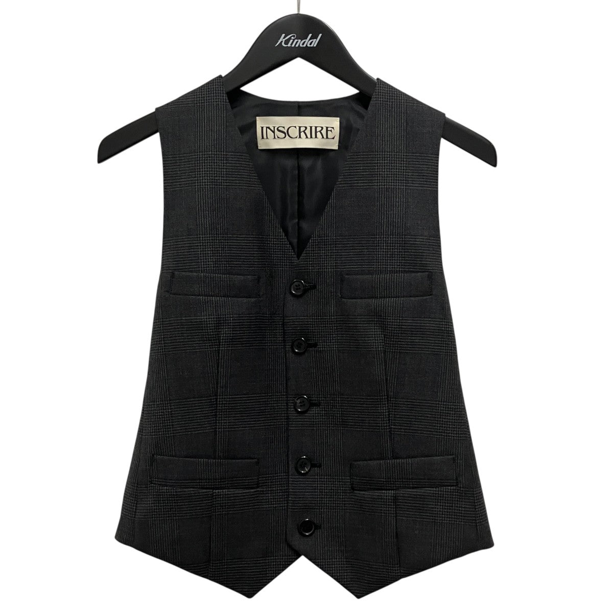 INSCRIRE 24SSじれベストI24SS-GILET7B 古着・中古-1枚目のアイテム画像
