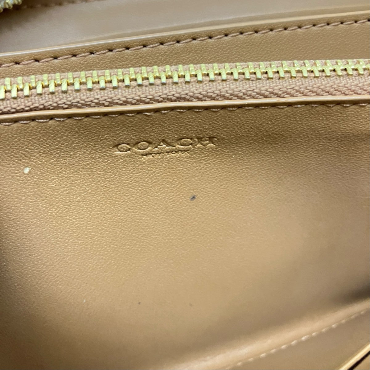 COACH ラウンドジップシグネチャー柄長財布F2178 C4452 古着・中古-7枚目のアイテム画像