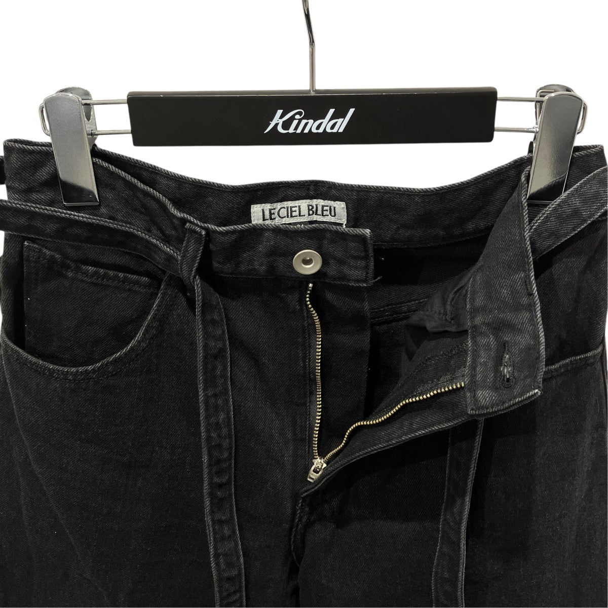 LE CIEL BLEU 25AWStraight Fit Jeans w Beltデニムパンツ27A68406 古着・中古-3枚目のアイテム画像