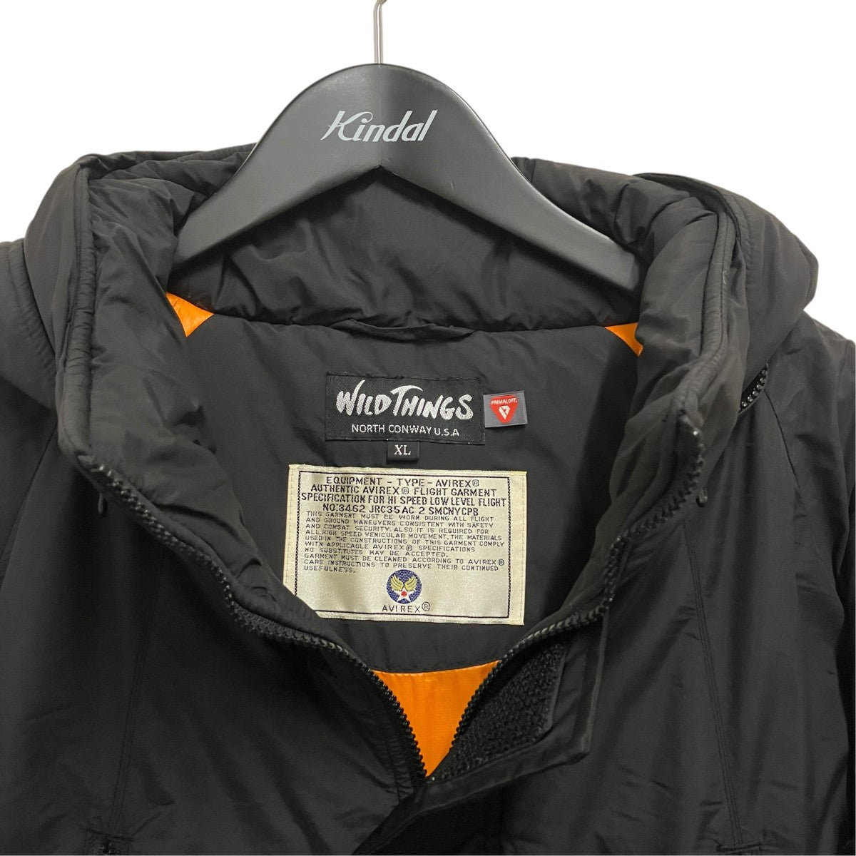 AVIREX×WILD THINGS HAPPY JACKET中綿ブルゾンWT21214AX1 古着・中古-3枚目のアイテム画像