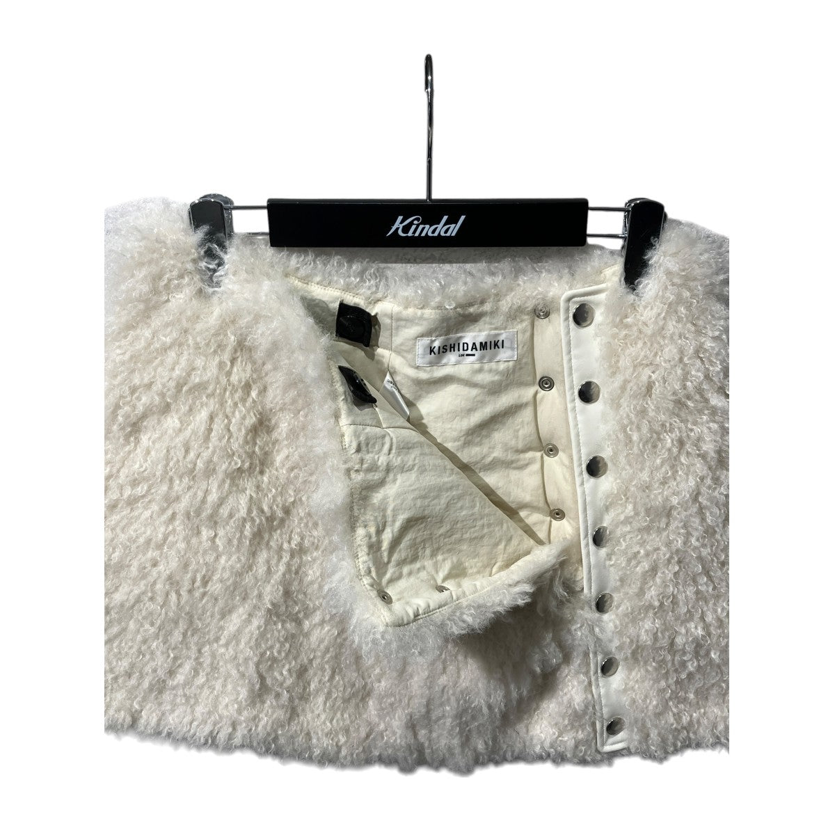 KISHIDAMIKI 24SSPOODLE FUR MINI SKIRTミニスカート 古着・中古-3枚目のアイテム画像