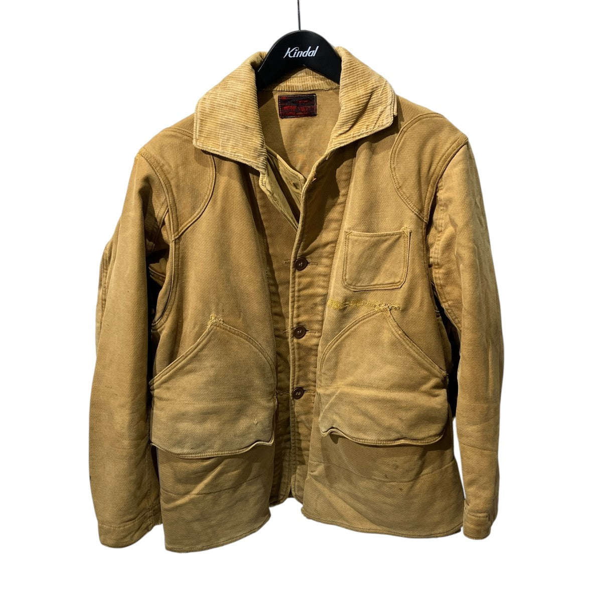 WESTERN FIELD 30sWARDS Western Field Moleskin Hunting Jacketカバーオール 古着・中古-1枚目のアイテム画像