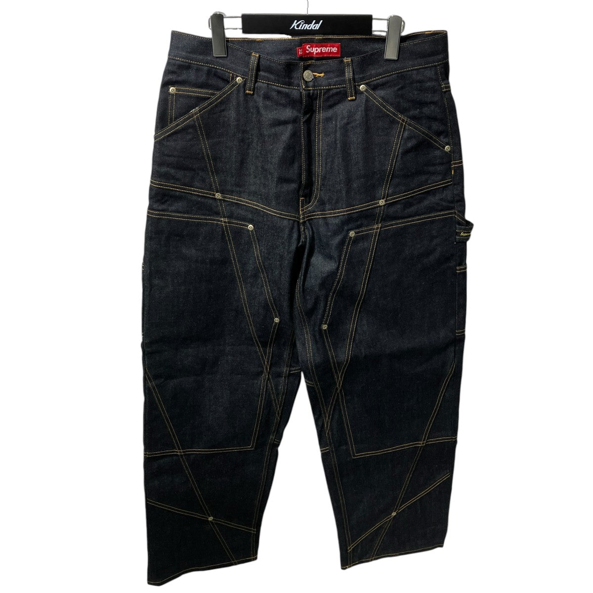 Supreme 26SSCONSTRACT STITCH DOUBLEKNEE DENIM TROUSERデニムパンツ 古着・中古-1枚目のアイテム画像