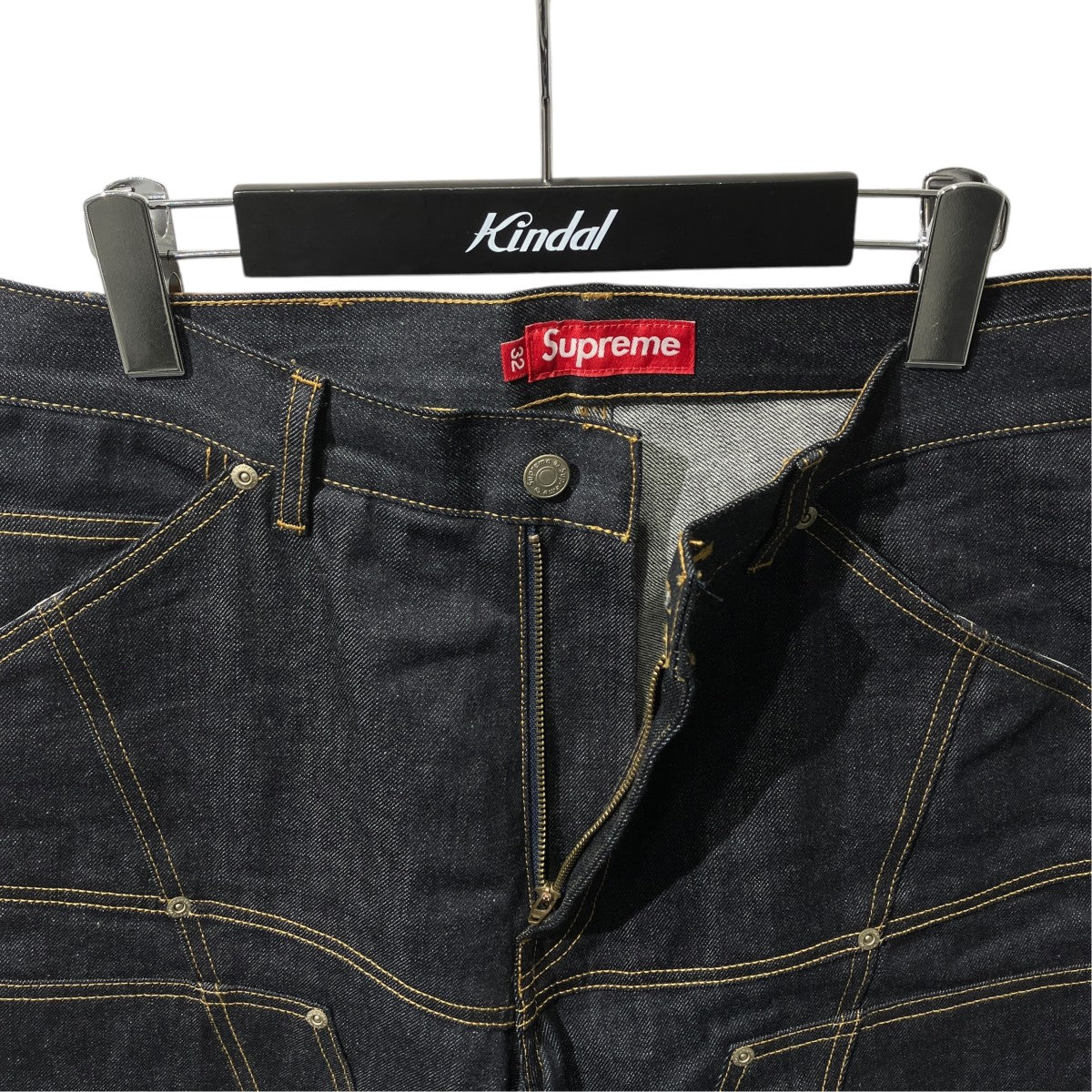 Supreme 26SSCONSTRACT STITCH DOUBLEKNEE DENIM TROUSERデニムパンツ 古着・中古-3枚目のアイテム画像