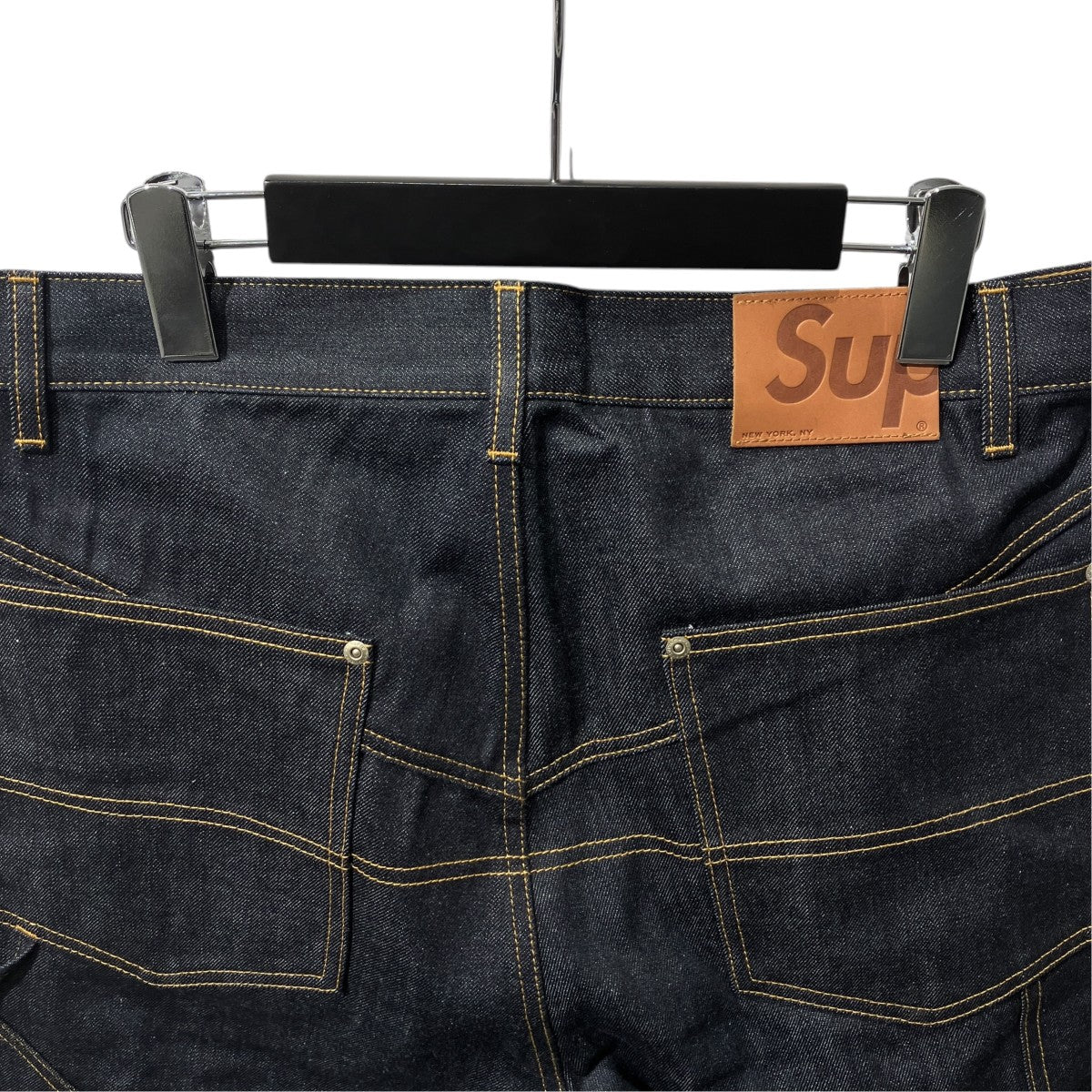 Supreme 26SSCONSTRACT STITCH DOUBLEKNEE DENIM TROUSERデニムパンツ 古着・中古-4枚目のアイテム画像