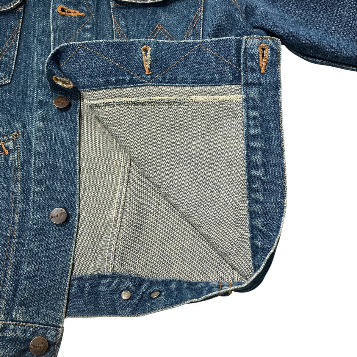 Wrangler 90sWRANCHERデニムジャケット124MJ 古着・中古-5枚目のアイテム画像