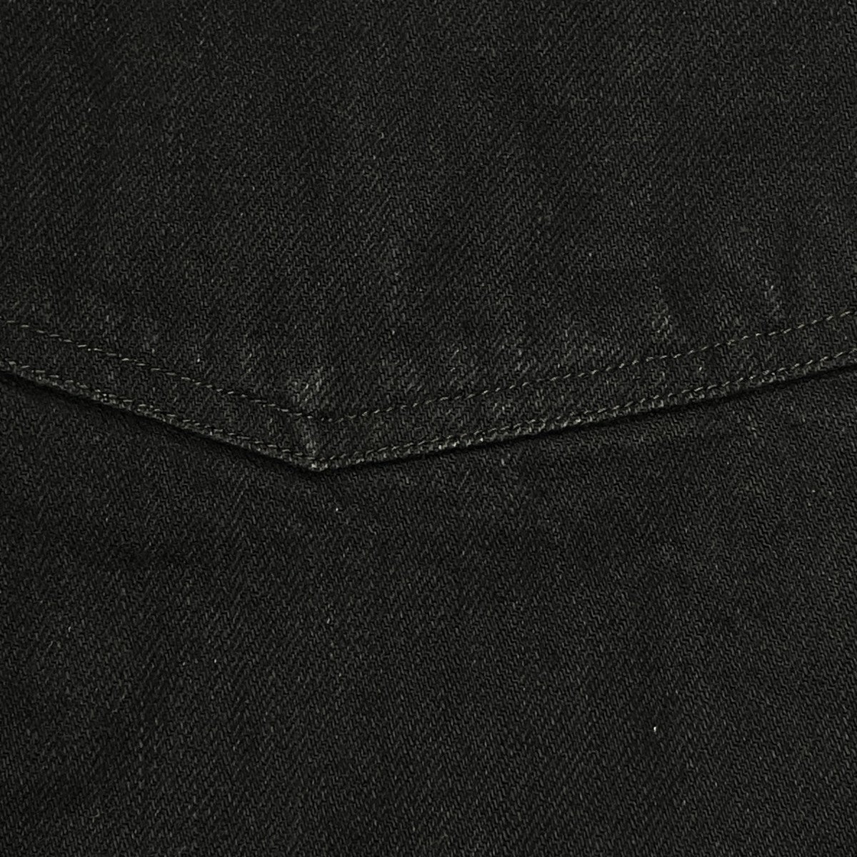 COMOLI 25AWBLACK DENIM BELTED PANTSデニムパンツC03-03001 古着・中古-6枚目のアイテム画像