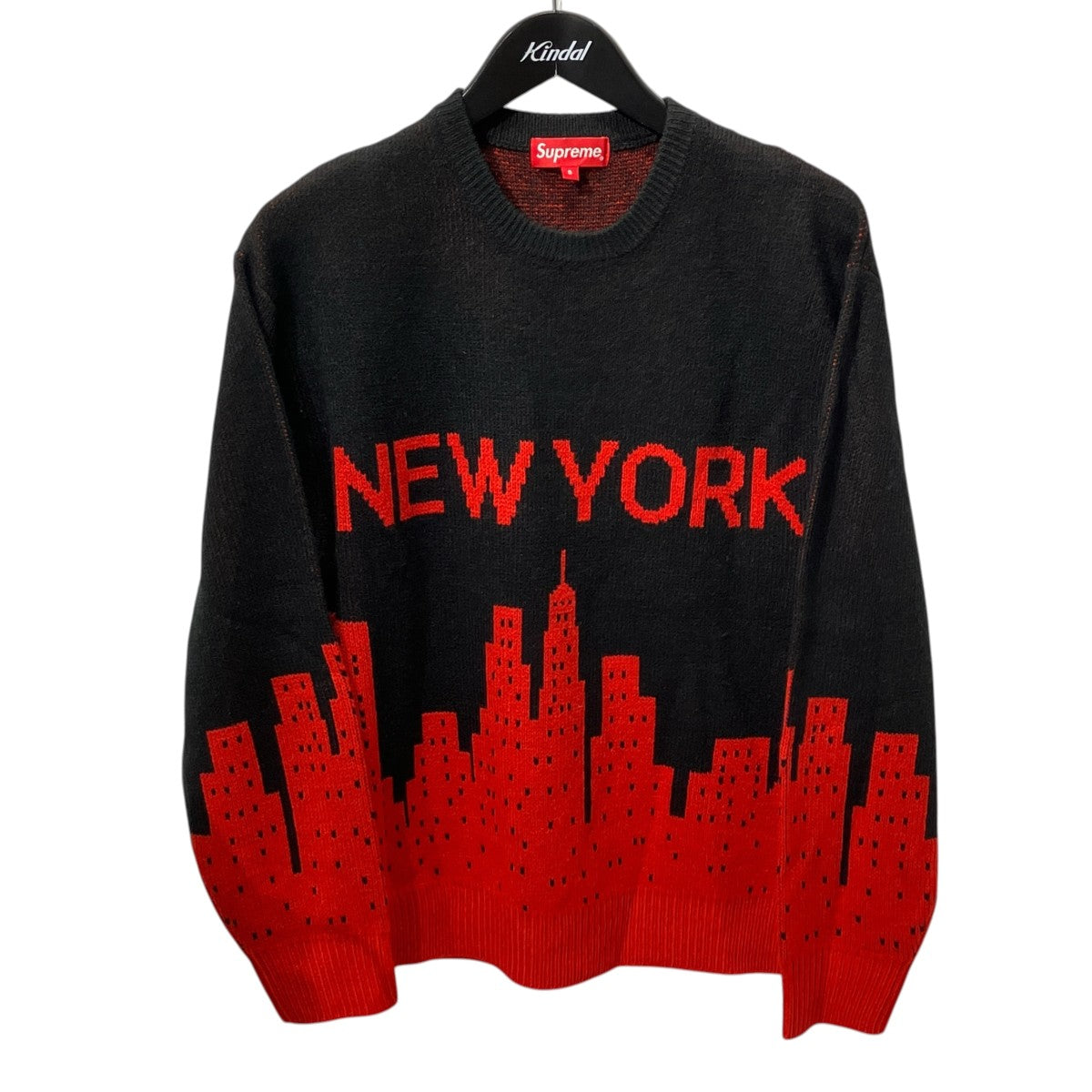 Supreme 20SSNEW YORK SWEATER長袖ニット 古着・中古-1枚目のアイテム画像