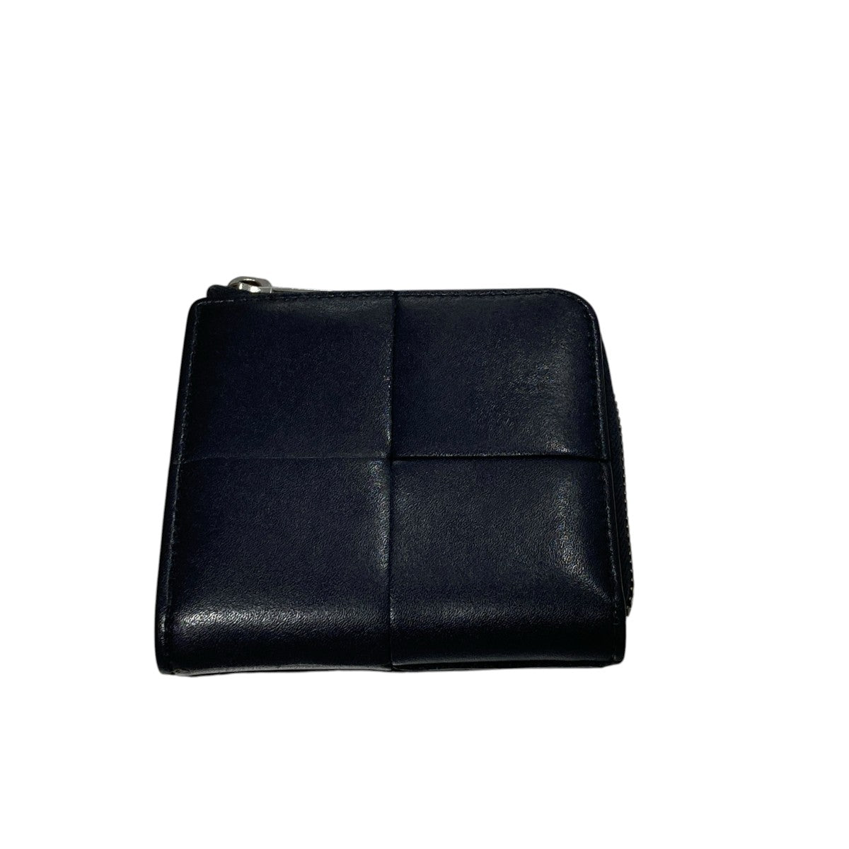 BOTTEGA VENETA マキシイントレチャートカセットスクエア コンパクトウォレト財布649603 V0G11 1000 古着・中古-1枚目のアイテム画像