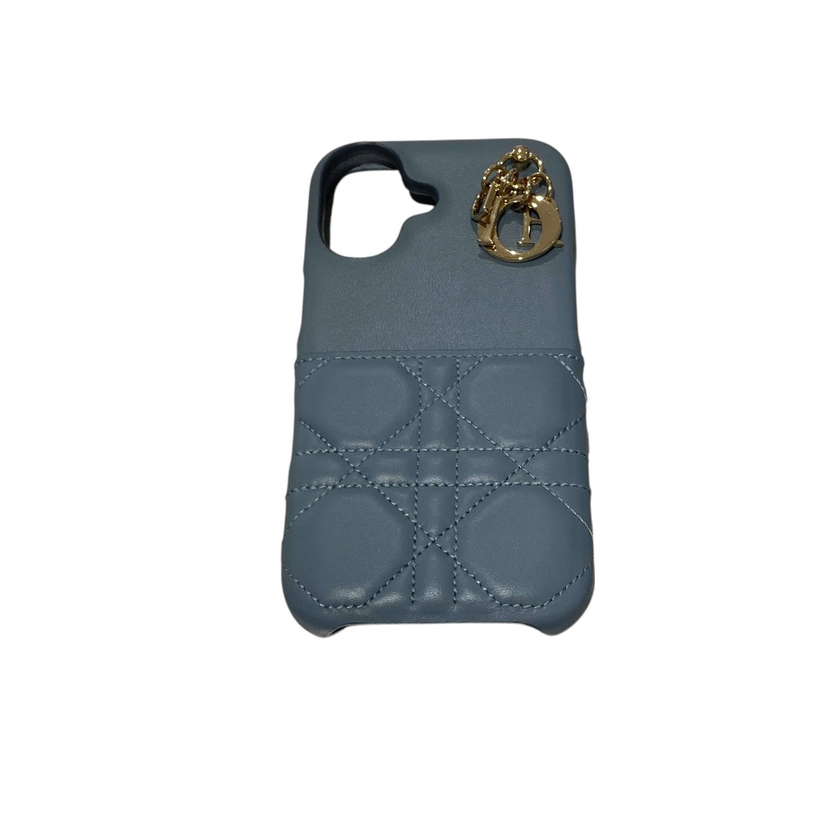 Christian Dior iPhone 17 ケース カナージュ ラムスキンスマホケース 古着・中古-1枚目のアイテム画像