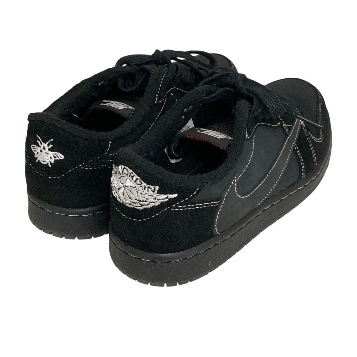 NIKE×TRAVIS SCOTT Jordan 1 Low OG SP Black PhantomスニーカーDM7866-001 古着・中古-2枚目のアイテム画像