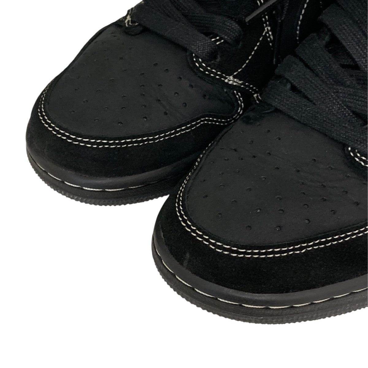 NIKE×TRAVIS SCOTT Jordan 1 Low OG SP Black PhantomスニーカーDM7866-001 古着・中古-4枚目のアイテム画像